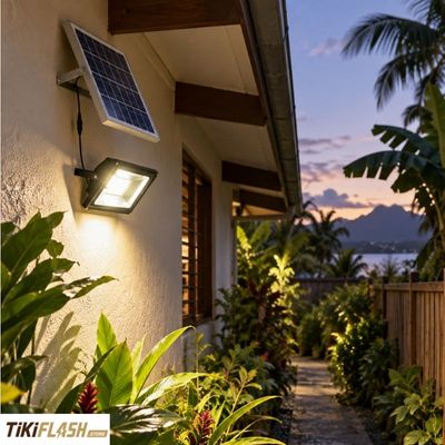 Projecteur solaire LED 20 W – 2 000 lumens