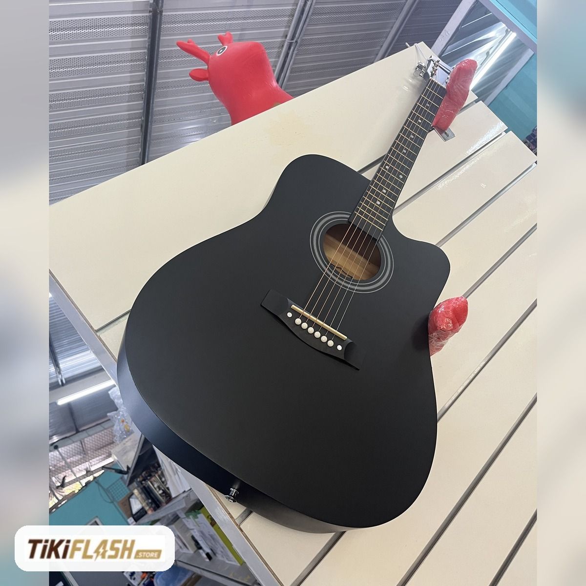 Guitare acoustique folk 41 pouces – Taille adulte, idéale pour débuter