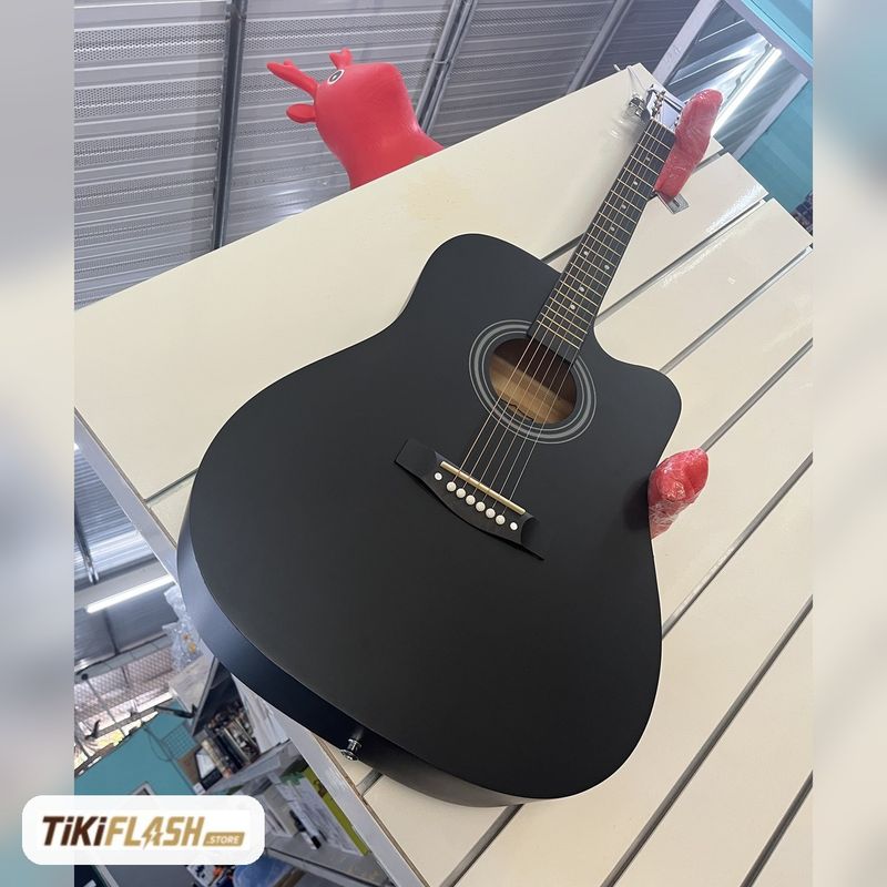 Guitare acoustique folk 41 pouces – Taille adulte, idéale pour débuter