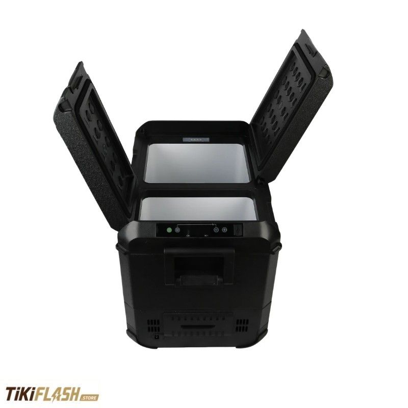 Réfrigérateur-congélateur portable double zone à compresseur – 12/24 V et 220 V, de −22 à +12 °C