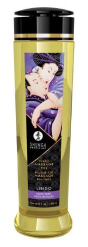 Shunga Erotic Massage Oil - 8 oz, Flavor: Libido/Exotic Fruits