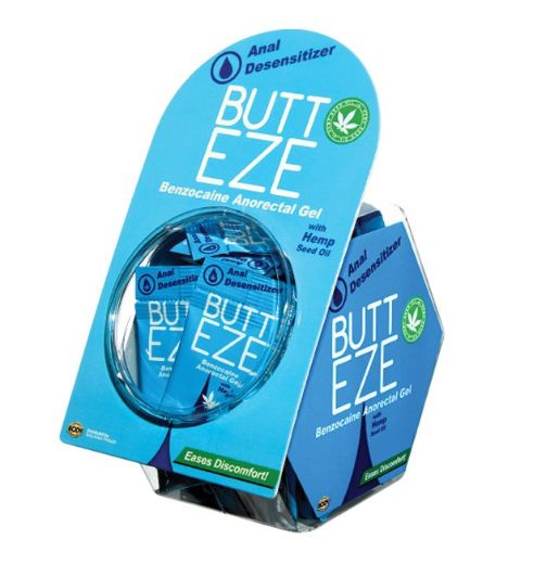 Butt Eze Desensitizing Lubricant w/ Hemp Seed Oil, Size: .067 fl oz