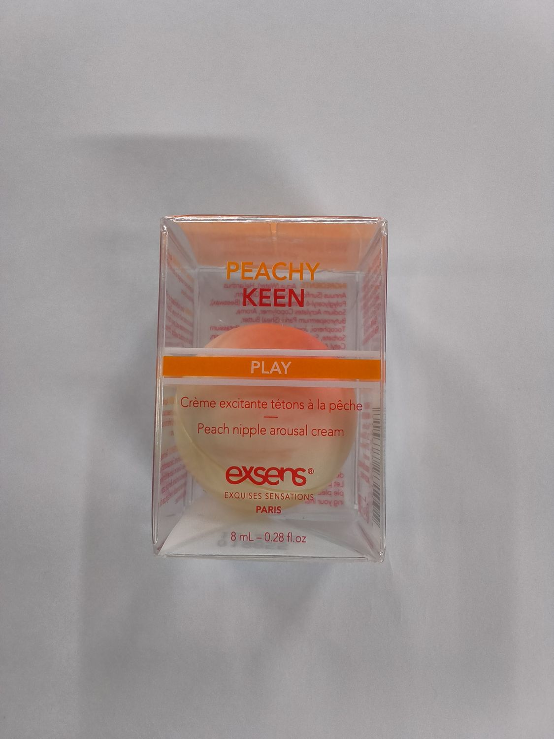 EXSENS of Paris Nipple Cream, Flavor: Peachy Keen, Size: 8ml, Variation1: Cream