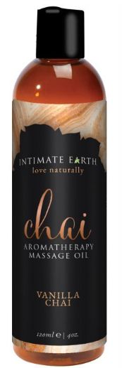 Intimate Earth Chai Massage Oil - Vanilla &amp; Chai, Size: 4oz