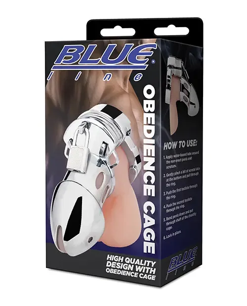 Blue Line Obedience Cage, Color: Silver