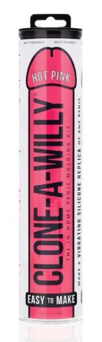 Clone-A-Willy Kit Vibrating Neon, Color: Neon Pink