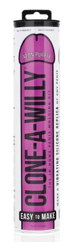 Clone-A-Willy Kit Vibrating Neon Purple, Color: Neon Purple