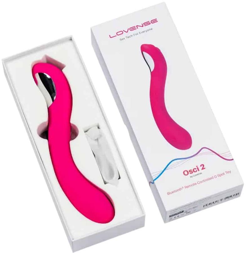 Lovense Osci 2 Oscillating G Spot Vibrator, Color: Pink