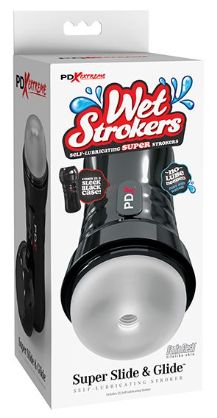 PDX Extreme Wet Strokers Super Slide &amp; Glide, Color: Clear