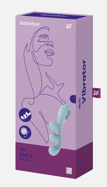 Satisfyer Tri Ball 2, Color: Aquamarine