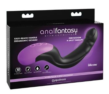 Anal Fantasy Elite Collection Hyper Pulse P Spot Massager, Color: Black