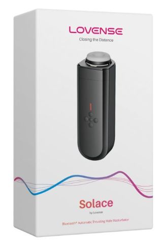 Lovense Solace Thrusting Masturbator, Color: Black