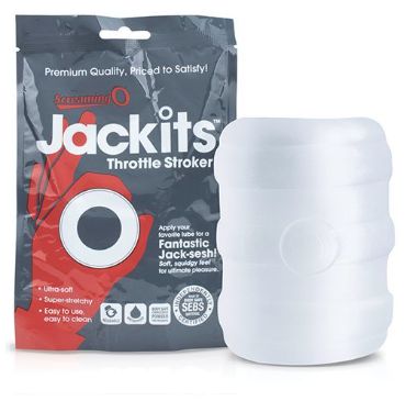 Screaming O Jackits Throttle Stroker, Color: Clear