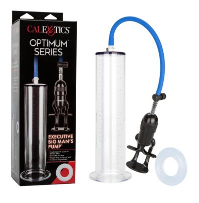 Optimum Series® Executive Big Man's Pump™, Color: Clear &amp; Blue