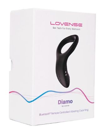 Lovense Diamo Cock Ring, Color: Black