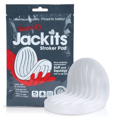 Screaming O Jackits Stroker Pad, Color: Clear