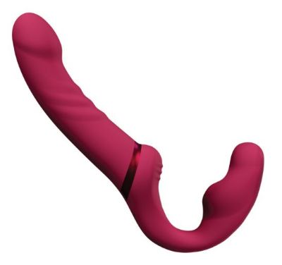 Lovense Lapis Vibrating Strapless Strap On, Color: Pink