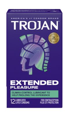 Trojan Pleasures Extended Pleasure - 12 Pack, Size: 12 Pack