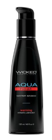 Wicked Sensual Care Aqua Heat Warming Water Based Lubricant, Size: 4oz