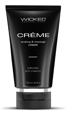 Wicked Sensual Care Creme Stroking and Massage Cream, Size: 4oz