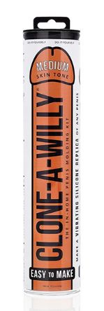 Clone-A-Willy Silicone Kit - Medium Skin Tone, Color: Medium Skin Tone