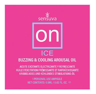 ON Ice Arousal Oil - Single Use Ampoule Packet, Variation1: Enhancement Creams/Gels
