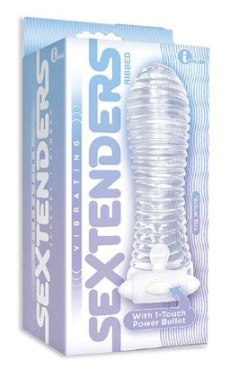 The 9's Vibrating Sextenders Ribbed Sleeve, Variation1: Vibrating