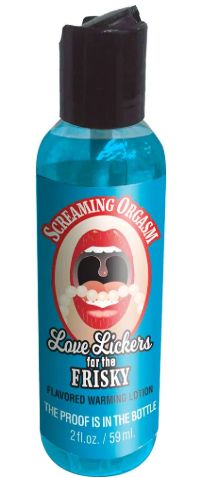 Love Lickers Screaming Orgasm, Variation1: Warming/Edible Massage Oil