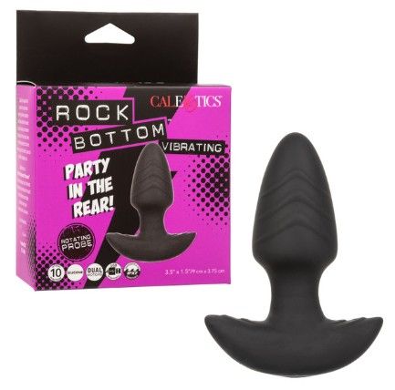 Rock Bottom™ Vibrating Rotating Probe, Color: Black