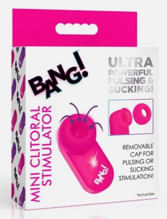 Bang! Mini Clitoral Stimulator - Pink, Variation1: Vibrator-Rechargeable