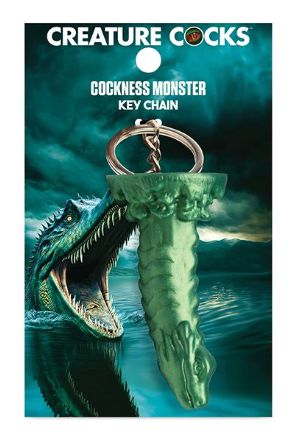 Creature Cocks Cockness Monster Silicone Key Chain, Color: Multi Color
