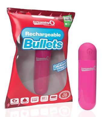 Screaming O Rechargeable Bullets, Color: Pink