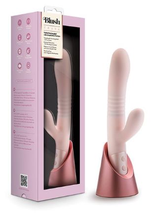 Blush Fraya Rabbit Rechargeable Vibrator - Pink