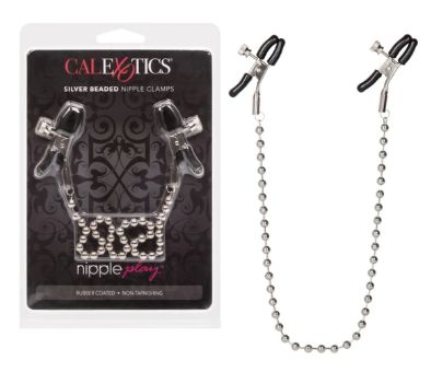 Nipple Play® Silver Beaded Nipple Clamps