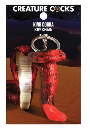 Creature Cocks King Cobra Silicone Key Chain, Color: Multi Color