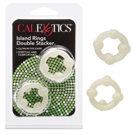 Island Rings Double Stacker™ - Glow-in-The-Dark