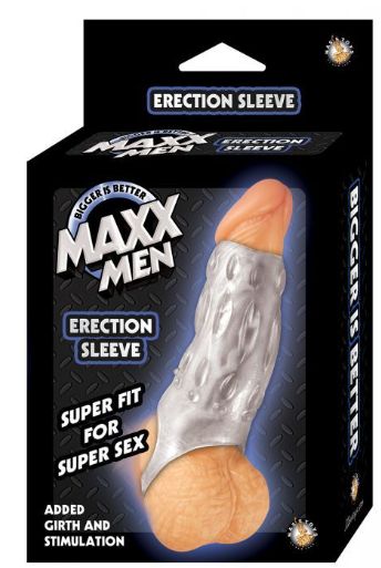 Maxx Men Erection Sleeve - Clear