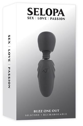 Selopa Buzz One Out Mini Wand - Black