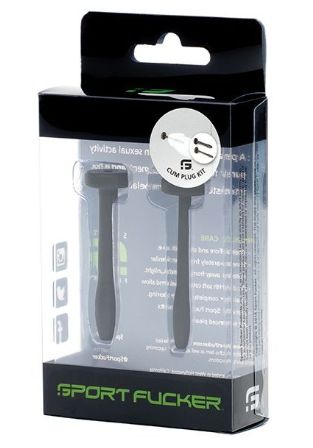 Sport Fucker Cum Plug Kit - Black