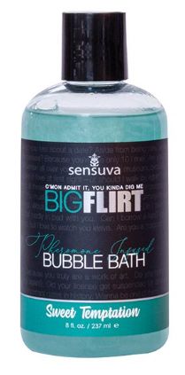 Sensuva Big Flirt Pheromone Bubble Bath - 8 oz Sweet Temptation