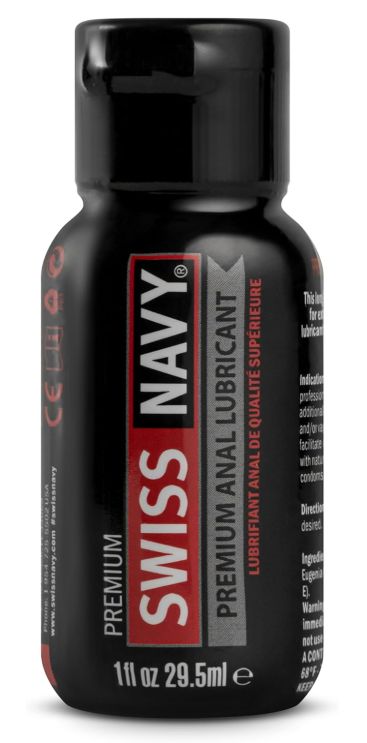 Swiss Navy Silicone Based Anal Lubricant - 1 oz