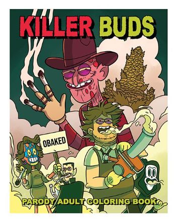 Wood Rocket Killer Buds Adult Coloring Book