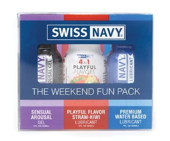Swiss Navy Weekend Fun Pack of 3 - 1 oz