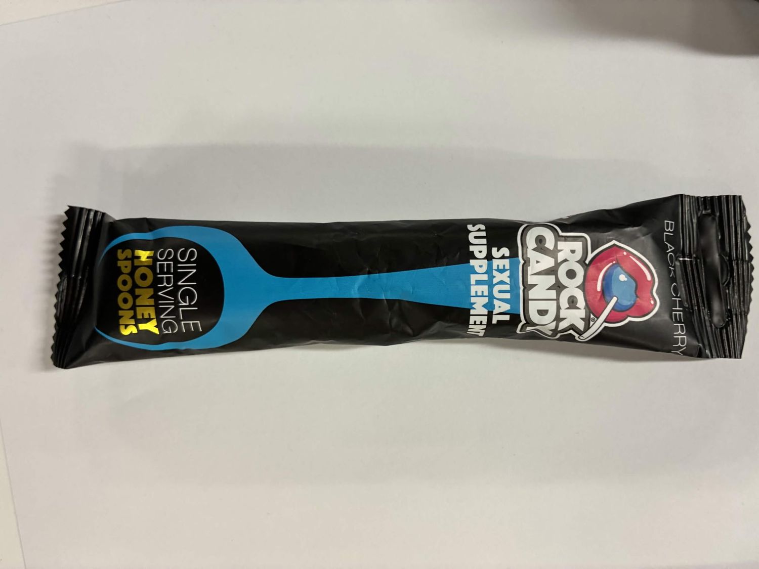 Rock Candy Honey Spoon For Him, Flavor: Black Cherry