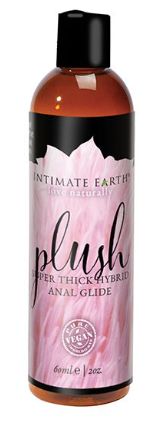 Intimate Earth Plush Hybrid Anal Glide, Size: 2oz/60ml