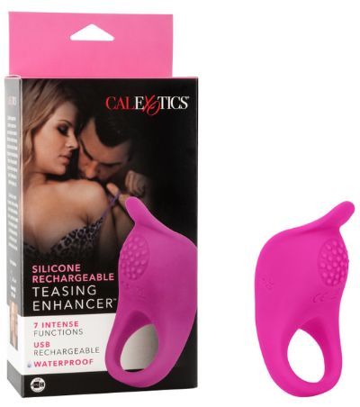 Silicone Rechargeable Teasing Enhancer™, Color: Pink