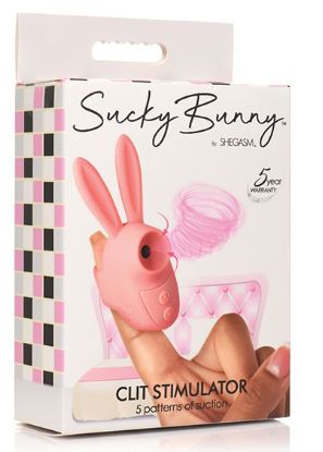 Shegasm Sucky Bunny Clit Stimulator, Color: Pink