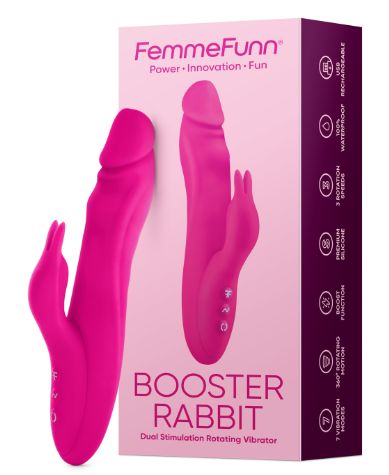 Femme Funn Booster Rabbit, Color: Pink