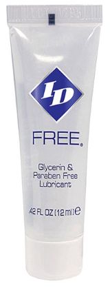 ID FREE Water Based Lubricant, Size: .42oz/12ml