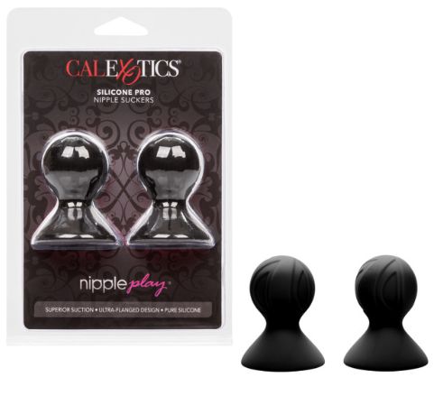 Nipple Play® Silicone Pro Nipple Suckers, Color: Black